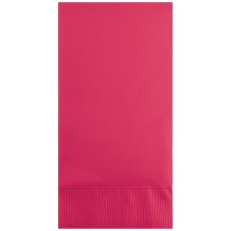 Hot Magenta Pink Guest Towels, 4x8, 192PK